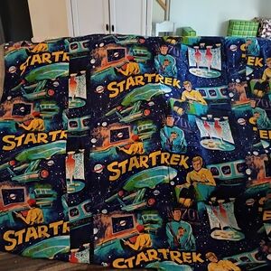 Star Trek Themed Twin Bedspread